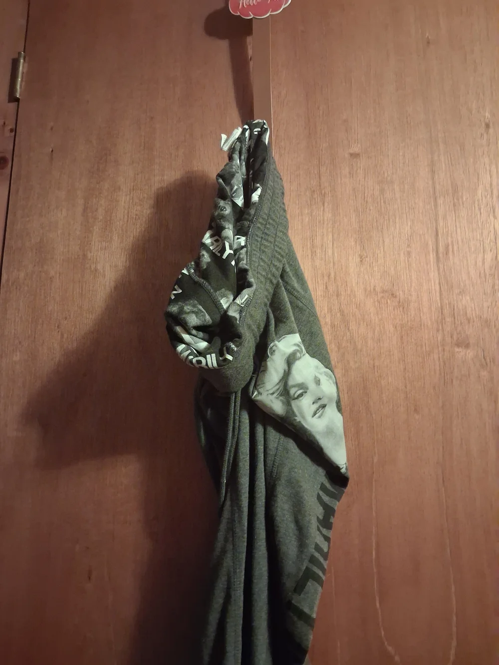 Marilyn Monroe Grey Jogger Pants with Graphic REVERSIBLE
